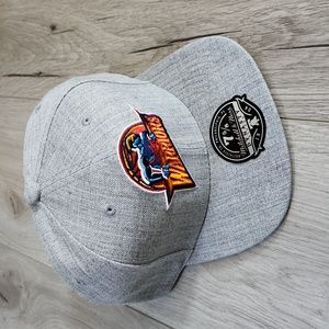 Golden State Warriors Mitchell & Ness Dynasty Fitted Hat Size 7 5/8 Grey